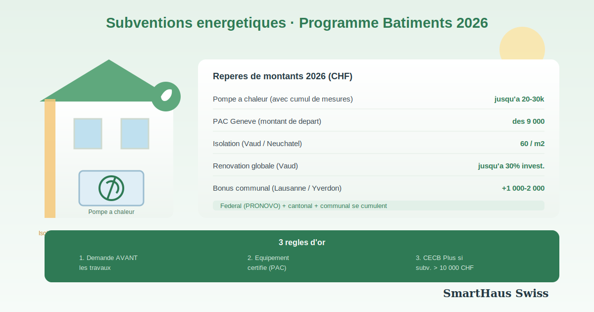 Energy-Efficiency Subsidies in Switzerland: The Buildings Programme, Heat Pumps and Insulation